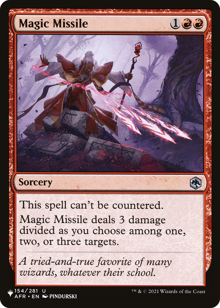 Magic Missile (AFR-154) - The List