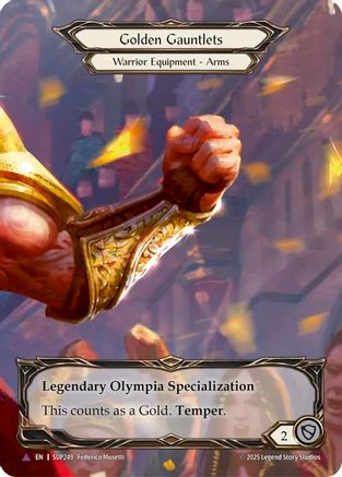 Golden Gauntlets (Marvel) (SUP249) Cold Foil - Super Slam