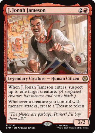 J. Jonah Jameson (081) Foil - Marvel's Spider-Man