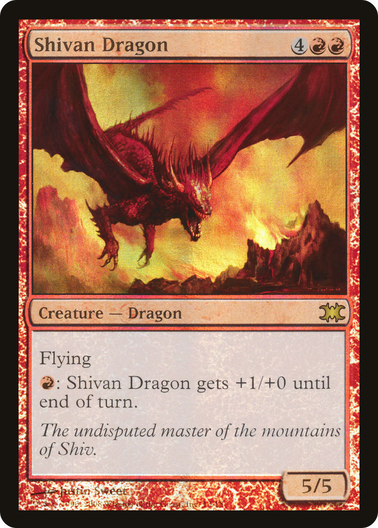 Shivan Dragon (013) Foil - From the Vault: Dragons
