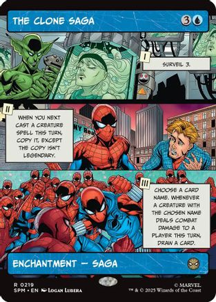 The Clone Saga (Borderless) (219) Foil - Marvel's Spider-Man