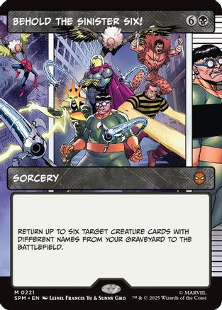 Behold the Sinister Six! (Borderless) (221) - Marvel's Spider-Man