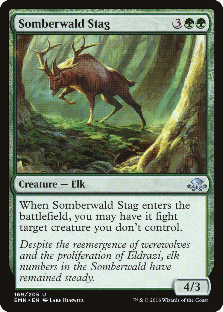 Somberwald Stag (169) Foil - Eldritch Moon