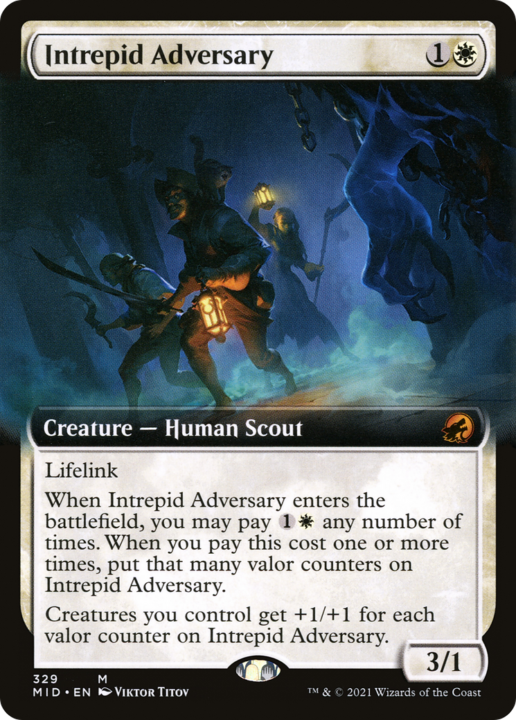 Intrepid Adversary (Extended Art) (329) - Innistrad: Midnight Hunt