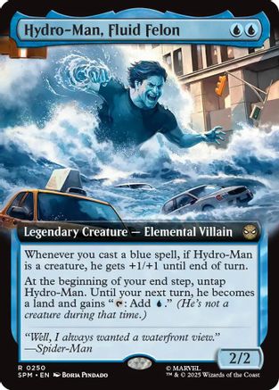 Hydro-Man, Fluid Felon (Extended Art) (250) - Marvel's Spider-Man