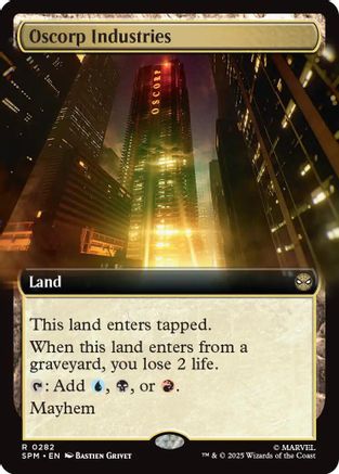 Oscorp Industries (Extended Art) (282) Foil - Marvel's Spider-Man
