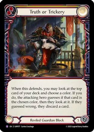 Truth or Trickery (SUP077) Rainbow Foil - Super Slam