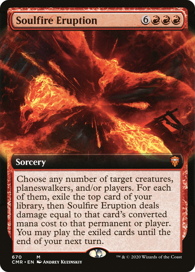 Soulfire Eruption (Extended Art) (670) Foil - Commander Legends