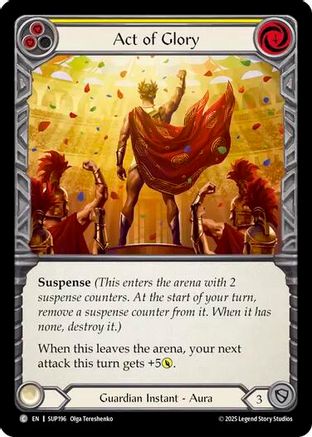 Act of Glory (Yellow) (SUP196) - Super Slam