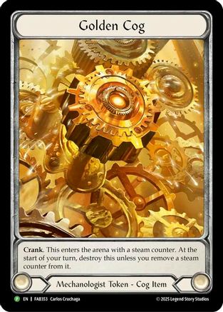 Golden Cog (FAB353) Cold Foil - FaB Promos