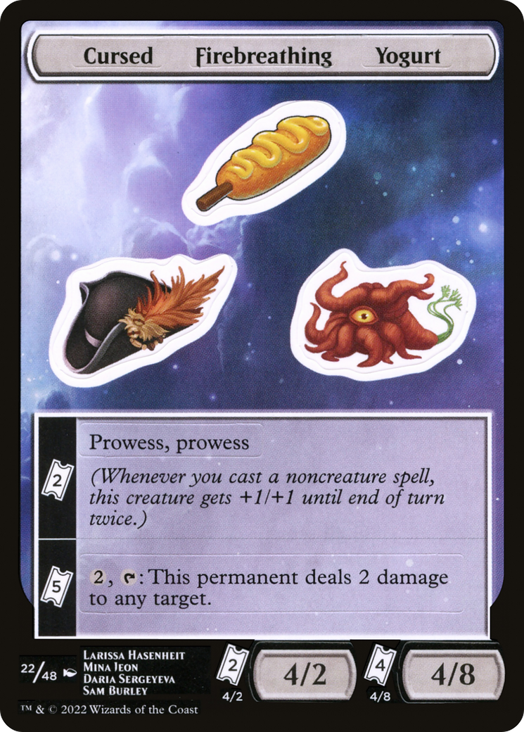 Cursed Firebreathing Yogurt (022) - Unfinity Sticker Sheets