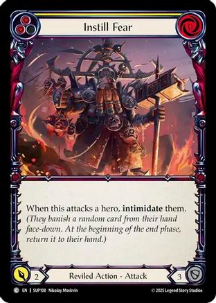 Instill Fear (Yellow) (SUP108) - Super Slam