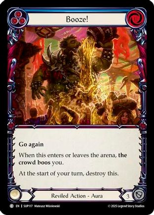 Booze! (SUP117) Rainbow Foil - Super Slam