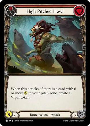 High Pitched Howl (Red) (SUP155) - Super Slam