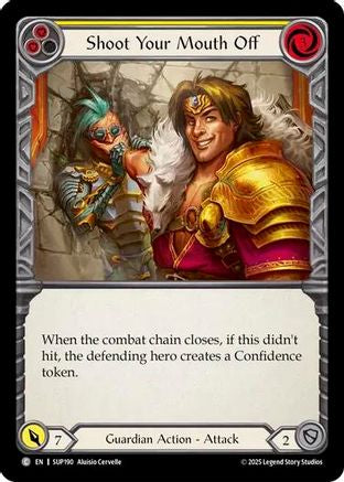 Shoot Your Mouth Off (Yellow) (SUP190) Rainbow Foil - Super Slam