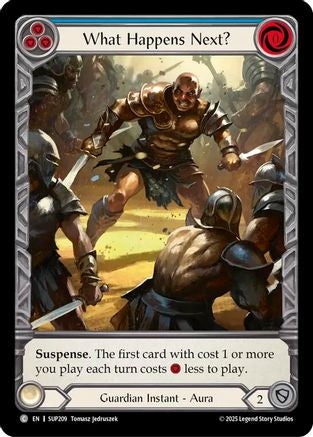 What Happens Next? (Extended Art) (SUP209) Cold Foil - Super Slam