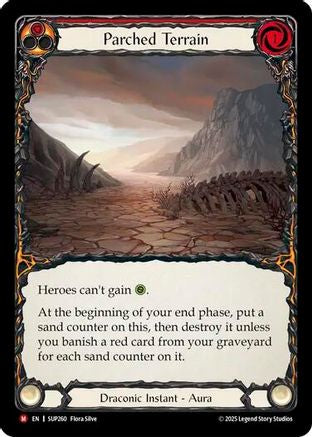 Parched Terrain (SUP260) Rainbow Foil - Super Slam