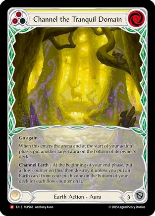 Channel the Tranquil Domain (Extended Art) (SUP263) Cold Foil - Super Slam