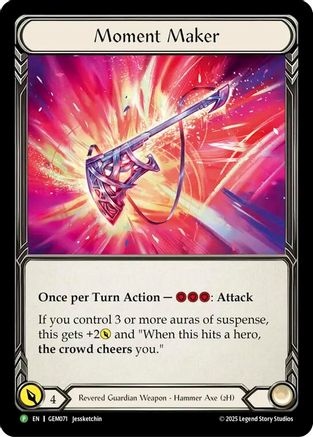 Moment Maker (GEM071) Cold Foil - GEM Pack 3