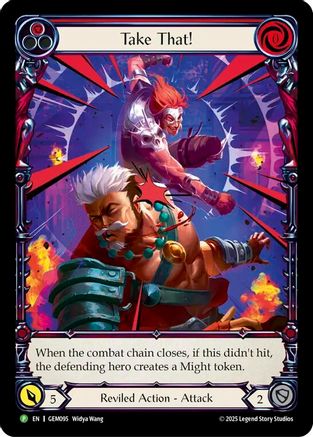 Take That! (GEM095) Rainbow Foil - GEM Pack 3
