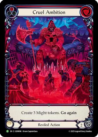Cruel Ambition (GEM096) - GEM Pack 3