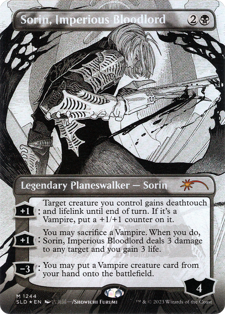 Sorin, Imperious Bloodlord (Borderless) (1244) Foil - Secret Lair Drop