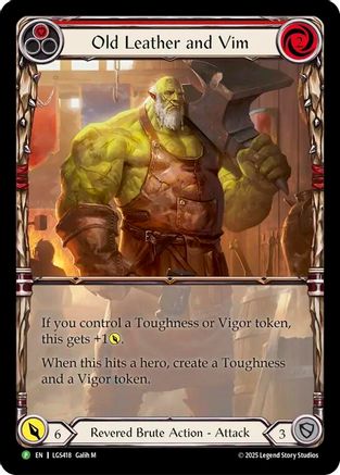 Old Leather and Vim (LGS418) Cold Foil - FaB Promos