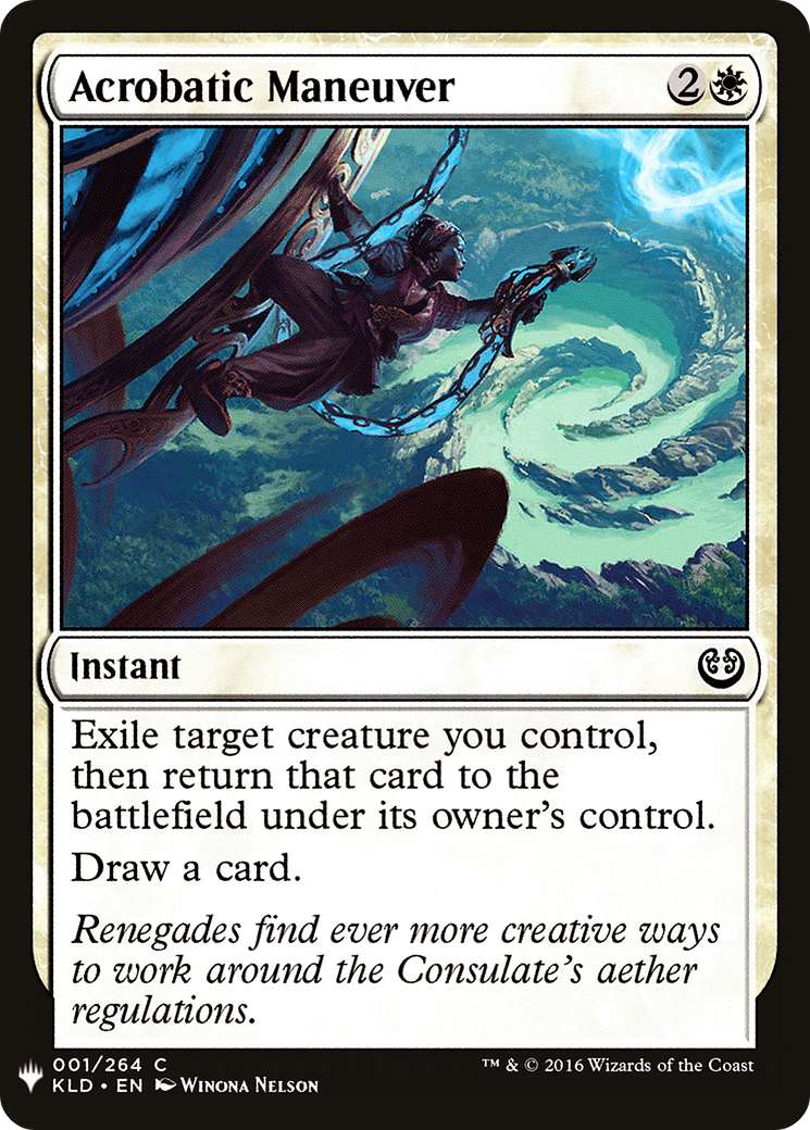 Acrobatic Maneuver (KLD-1) - The List