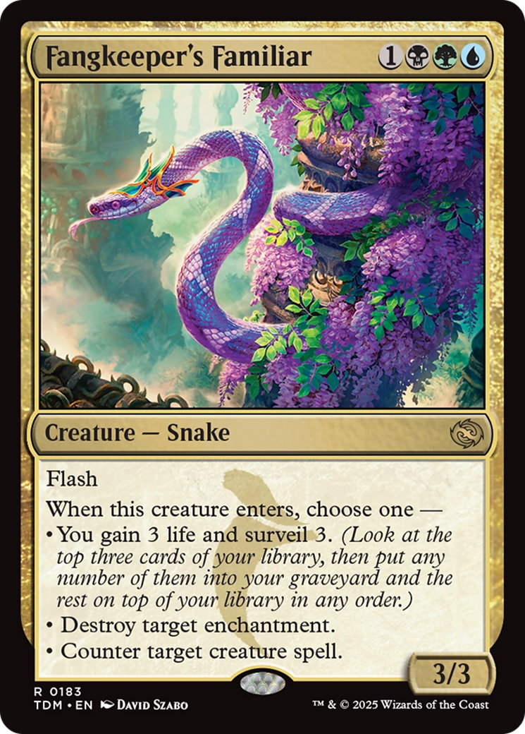 Fangkeeper's Familiar (183) Foil - Tarkir: Dragonstorm