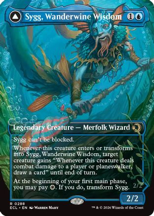 Sygg, Wanderwine Wisdom (Borderless) (288) - Lorwyn Eclipsed