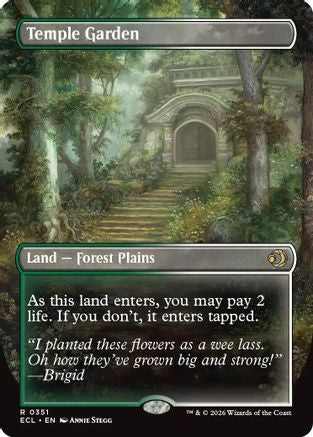Temple Garden (Borderless) (351) - Lorwyn Eclipsed