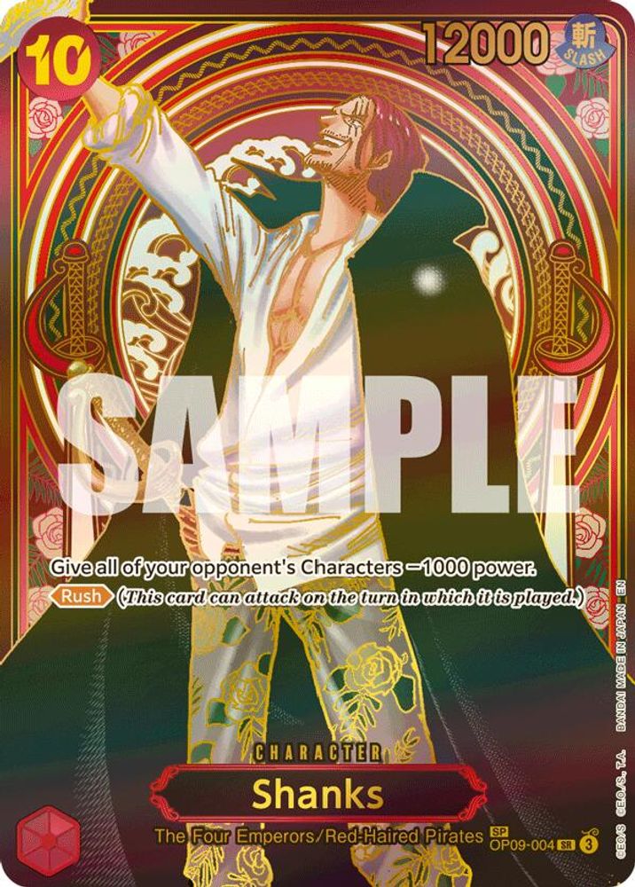 Shanks (SP) (Gold) (OP09-004) Foil