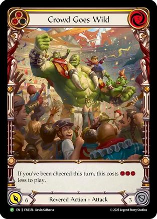Crowd Goes Wild (FAB376) Cold Foil - FaB Promos