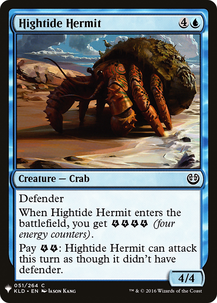 Hightide Hermit (KLD-51) - The List