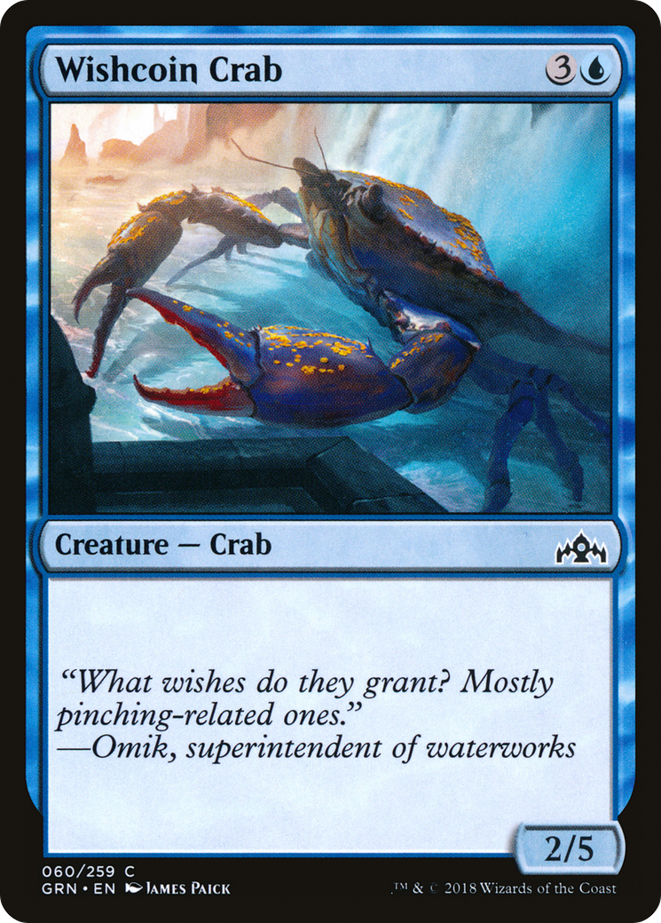 Wishcoin Crab (060) Foil - Guilds of Ravnica