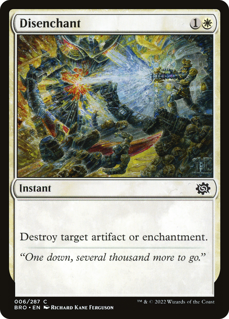 Disenchant (006) Foil - The Brothers' War
