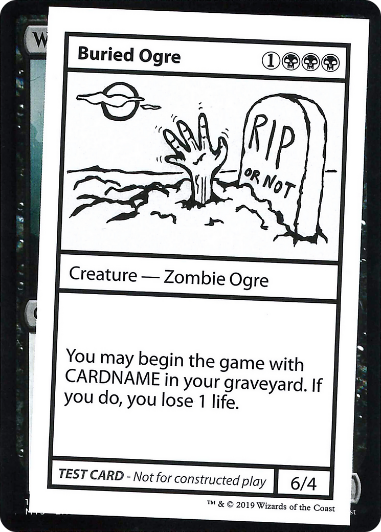 Buried Ogre (036) - Mystery Booster Playtest Cards 2021