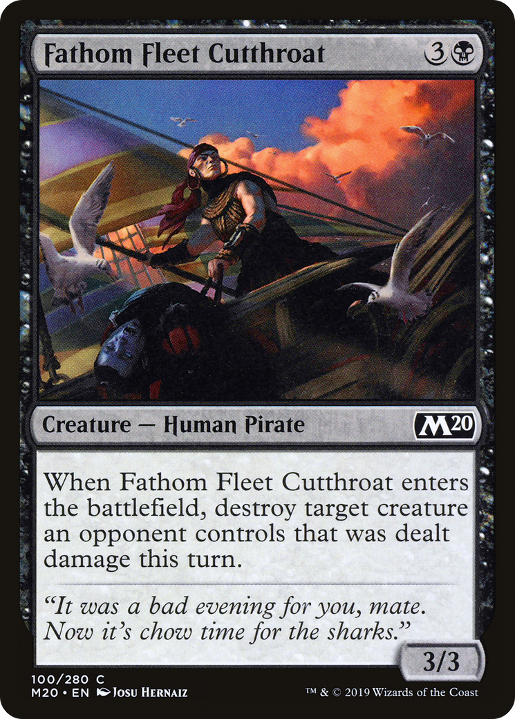 Fathom Fleet Cutthroat (100) - Core Set 2020