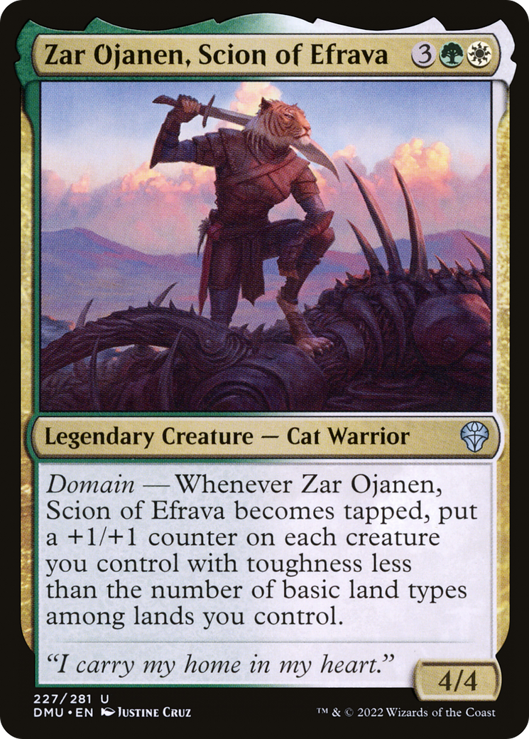 Zar Ojanen, Scion of Efrava (227) Foil - Dominaria United