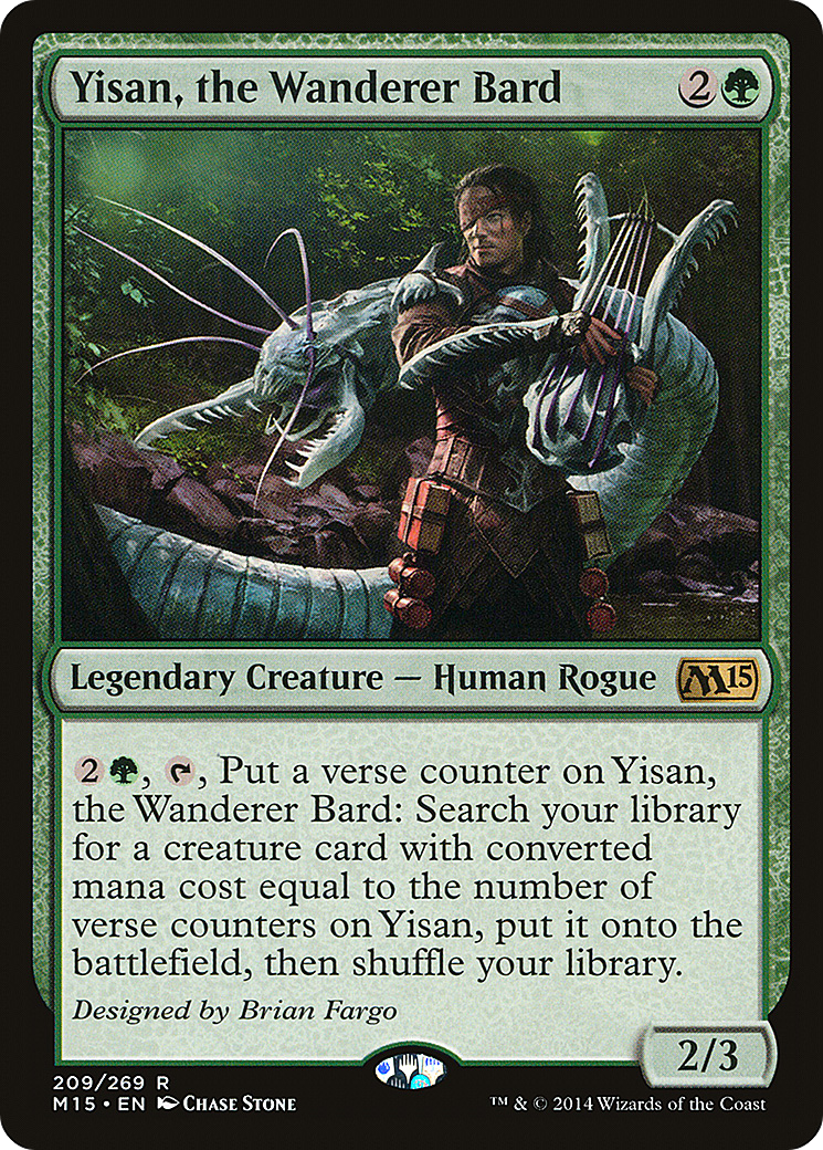 Yisan, the Wanderer Bard (209) Foil - Magic 2015