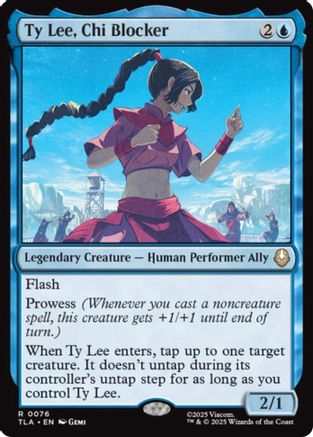 Ty Lee, Chi Blocker (076) Foil - Avatar: The Last Airbender