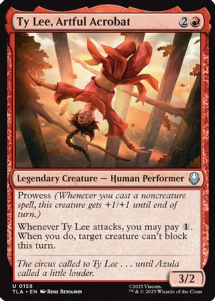 Ty Lee, Artful Acrobat (158) Foil - Avatar: The Last Airbender