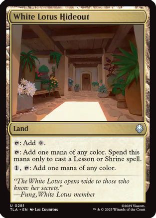 White Lotus Hideout (281) Foil - Avatar: The Last Airbender
