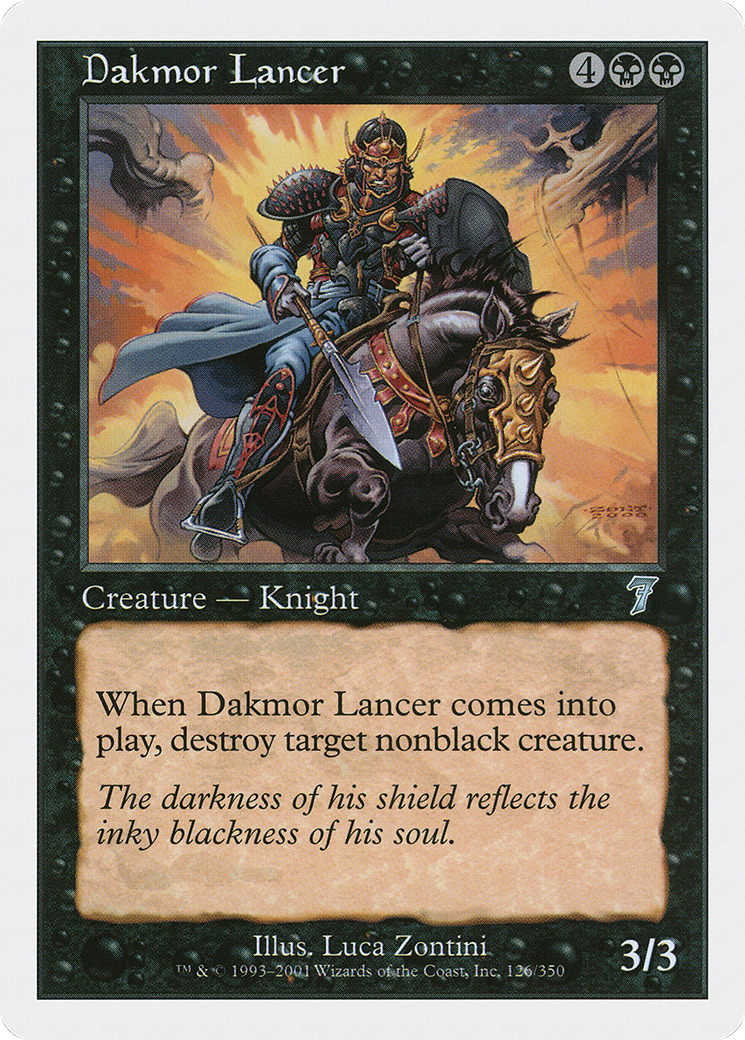 Dakmor Lancer (126) Foil - Seventh Edition