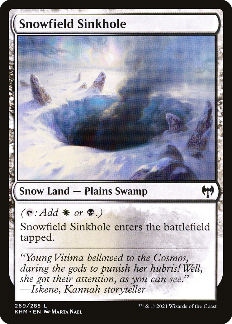 Snowfield Sinkhole (269) - Kaldheim
