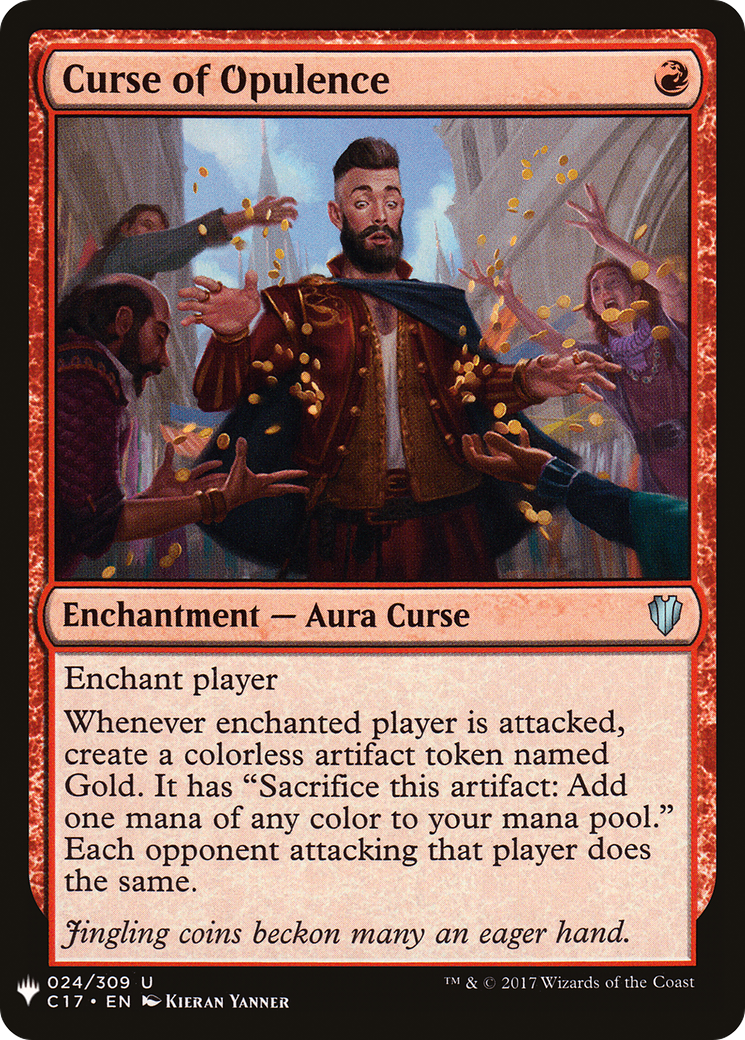 Curse of Opulence (C17-24) - The List