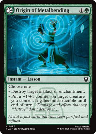 Origin of Metalbending (187) Foil - Avatar: The Last Airbender