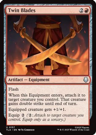 Twin Blades (157) Foil - Avatar: The Last Airbender