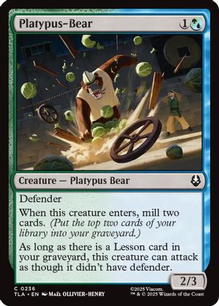 Platypus-Bear (236) Foil - Avatar: The Last Airbender