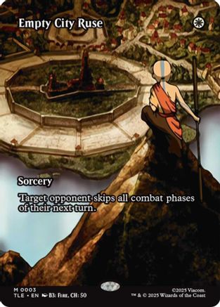 Empty City Ruse (Borderless) (003) Foil - Avatar: The Last Airbender: Eternal-Legal